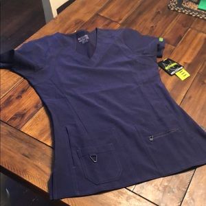 Brand new purple Activate Med couture scrub top
